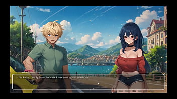 Bluring the walls romance hentai game ep 3 teasing her boyfriend with voyeurism ideas