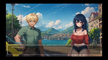 Bluring the walls romance hentai game ep 3 teasing her boyfriend with voyeurism ideas