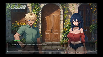 Bluring the walls romance hentai game ep 3 teasing her boyfriend with voyeurism ideas