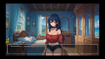 Bluring the walls romance hentai game ep 3 teasing her boyfriend with voyeurism ideas