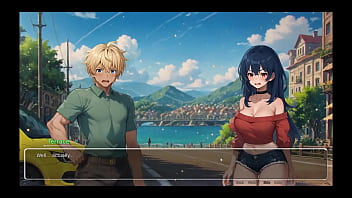 Bluring the walls romance hentai game ep 3 teasing her boyfriend with voyeurism ideas