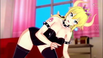 Bowsette busty joi jerk off try not to cum