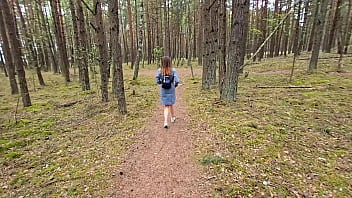 Caught flashing on my way to the beach sucked his dick and took a ride on it near the sea and got creampied