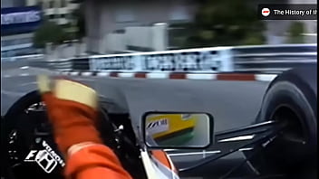 Senna no circuito de mônaco 1990