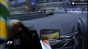 Senna no circuito de mônaco 1990