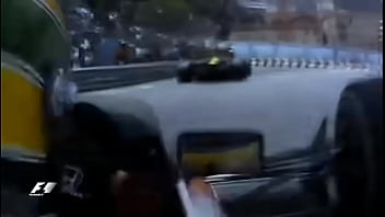 Senna no circuito de mônaco 1990