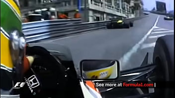 Senna no circuito de mônaco 1990