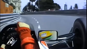 Senna no circuito de mônaco 1990