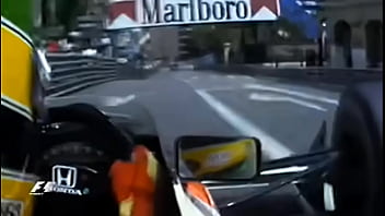 Senna no circuito de mônaco 1990