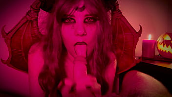 Halloween sex with demon girl