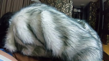 Milfycalla face fuck cum play while wearing a hot grey fur coat and long boots 214 previewtoday there is a hot fuck se
