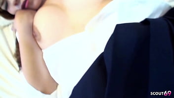 Japanese teen 18 at real uncensored amateur pov sex with older guy with deep creampie in hotel in japan