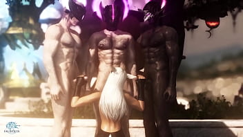 Final fantasy xiv miqo'te gangbang