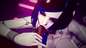 Hot bitch sucks cock and enjoys facial