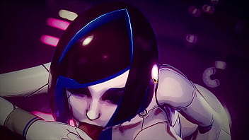 Hot bitch sucks cock and enjoys facial