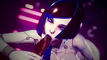 Hot bitch sucks cock and enjoys facial