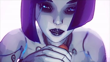 Hot bitch sucks cock and enjoys facial