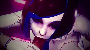 Hot bitch sucks cock and enjoys facial