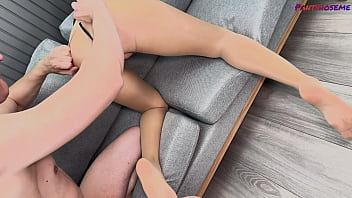 Max fucks anal queen kitti li in her panties and tan pantyhose