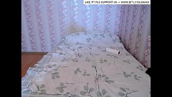 Sweet slim blonde masturbates plays with pussy and ass