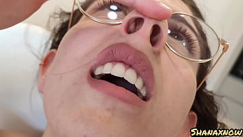 Snot fetish sneezing nose playing blowing eating my boogers