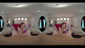 Cute redhead gets creamed by fat cock in vr porn