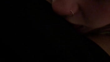 Sexy blonde showing how she sucks cock