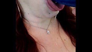 Have something in my mouth sliding down my throat