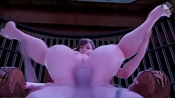 Chun li sendo enrabada ate o talo Chun li sendo enrabada ate o talo