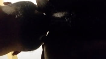 Little wants to stuff his face in her ass