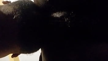 Little wants to stuff his face in her ass