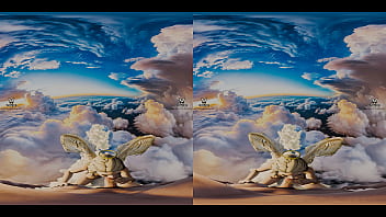 Stunning angel gives you a sexy reception in paradise