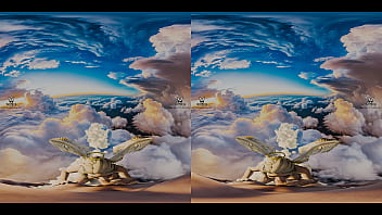 Stunning angel gives you a sexy reception in paradise