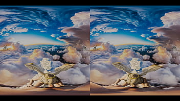 Stunning angel gives you a sexy reception in paradise