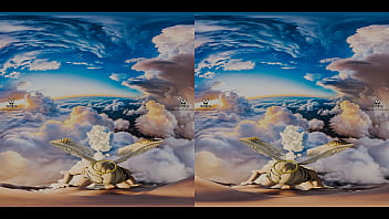 Stunning angel gives you a sexy reception in paradise