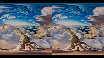 Stunning angel gives you a sexy reception in paradise