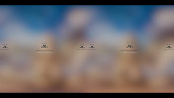 Stunning angel gives you a sexy reception in paradise