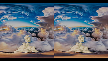 Stunning angel gives you a sexy reception in paradise