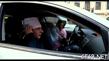 Sweet darling gets her pussy pounded hard by 2 dudes