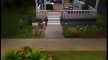 Redhead gets bored with women and craves a cock