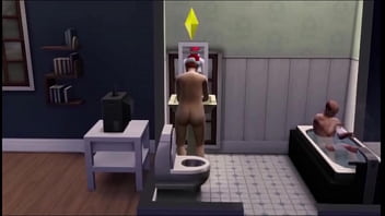 Redhead gets bored with women and craves a cock