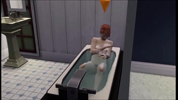 Redhead gets bored with women and craves a cock