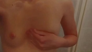 Perky pale teen topless