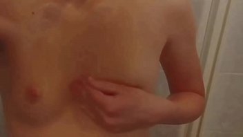 Perky pale teen topless