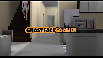 Horror babe female scream character fucking