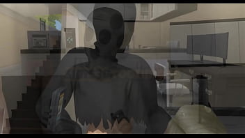 Horror babe female scream character fucking