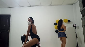 Sluts and whores act in a very sexual and erotic way to attract their boyfriend to fuck at home their tits are old and sagging