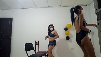 Sluts and whores act in a very sexual and erotic way to attract their boyfriend to fuck at home their tits are old and sagging