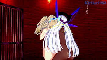 Amari aquamarine and kos mos and t elos intense lesbian play super robot wars x & xenosaga hentai