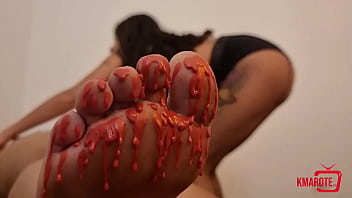 Realizando meus desejos com a bonequinha fetichista pra te encher de tesão